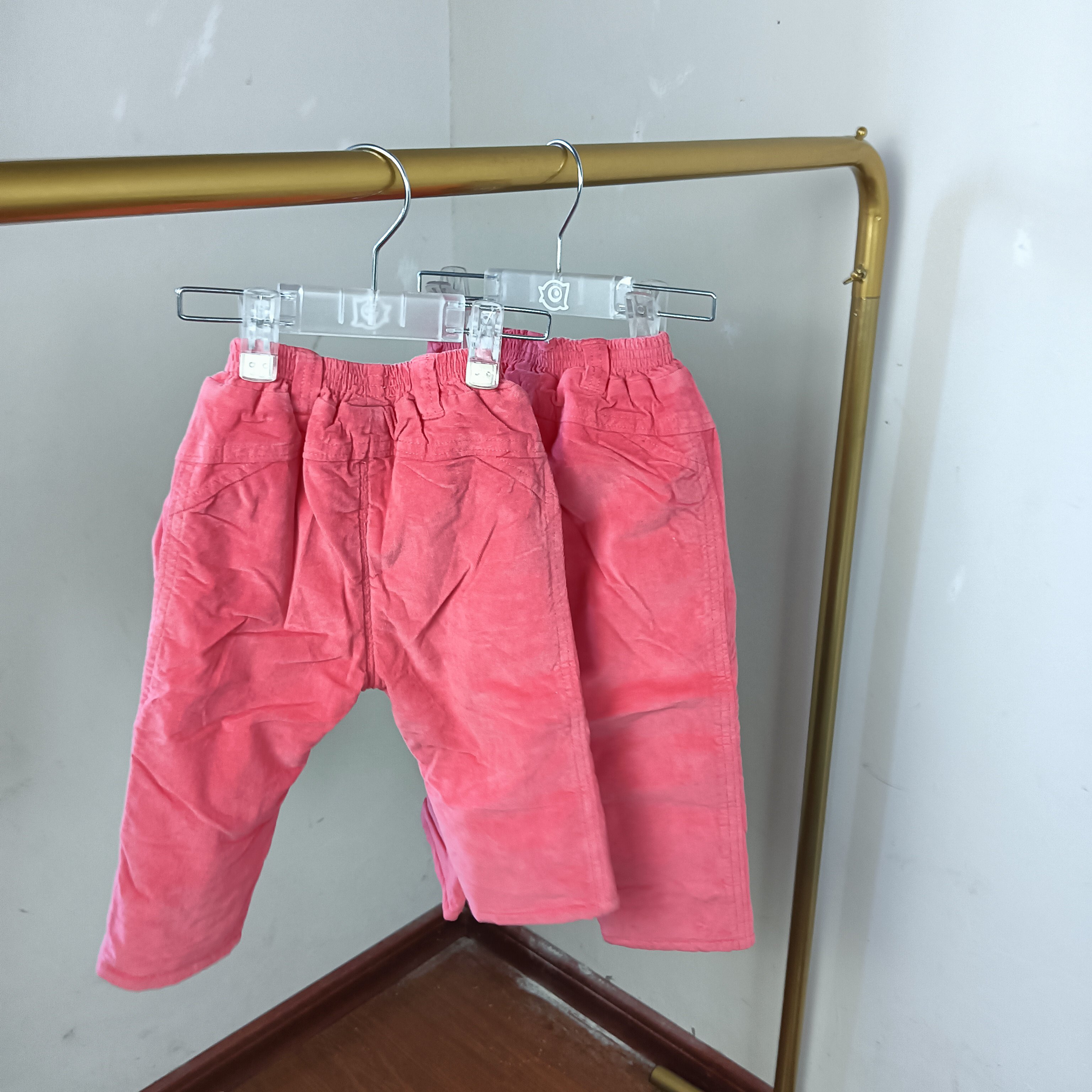 童装女童秋冬款灯芯绒长裤休闲裤子加棉加厚冬季棉裤