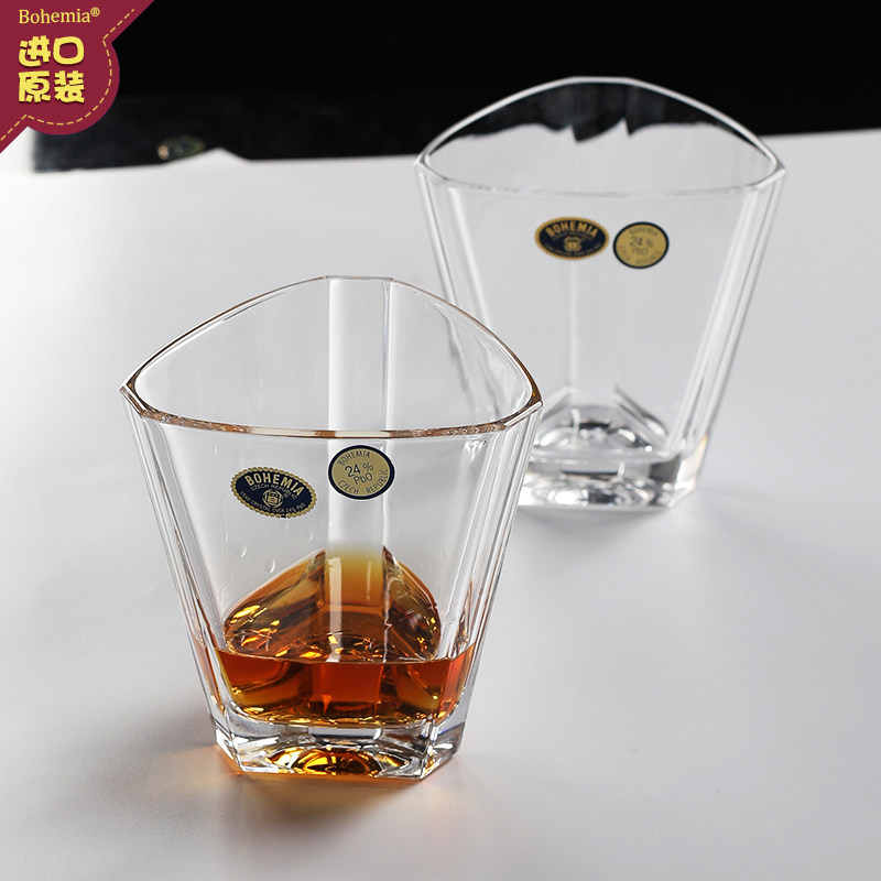 洋酒杯轻奢高档家用捷克水晶玻璃杯子专用高级感进口威士忌酒杯,餐饮具,洋酒/威士忌杯,淘宝优惠券,粉丝福利购,淘宝优惠卷
