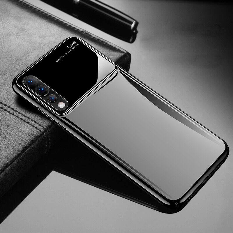 华为p20pro手机壳玻璃镜面p20手机壳网红eml-al00潮clt-tlo1