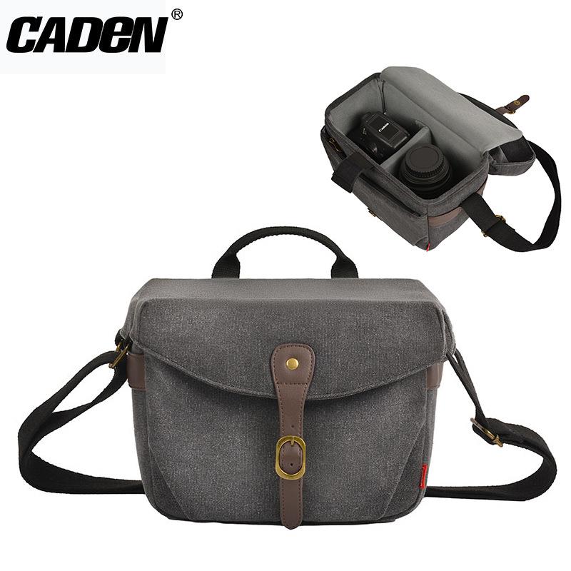 CADeN卡登摄影相机包索尼ZV-1/E10/E10L尼康Z5佳能R7/R50莱卡D-LUX8富士X-M5内胆包单肩摄影包复古微单套帆布