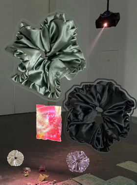 定制色!!!随手一扎就很慵懒的简约法式发饰