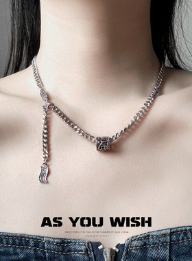 冷淡风嘻哈风转运珠项链