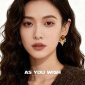ASYOUWISH 2025年新款 秋冬虎眼石菱形亮片流苏耳钉轻奢高级感耳饰
