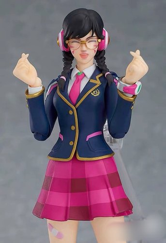 figma宋哈娜dva青春校服版 守望先锋ow可动手办模型正品全新现货