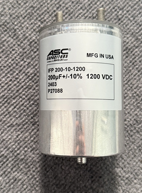 1200v200uf1000v1100v 薄膜电容器 全新美国asc 90x125mm 现货