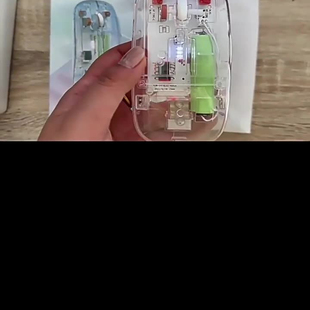 511无线鼠标可充电透明蓝牙双模静音笔记本台式 平板电脑商务办公