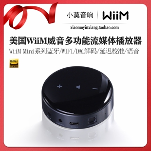 WiiM Mini 蓝牙 WIFI音频接收器 流媒体音乐播放器
