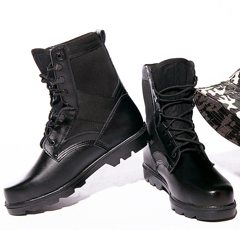 Bottes militaires en cuir - porter - Ref 1398303 Image 3