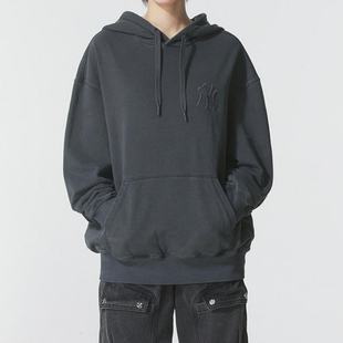 国内现货MLB男女25新款NY复古连帽宽松运动休闲套头卫衣3AHDV0554