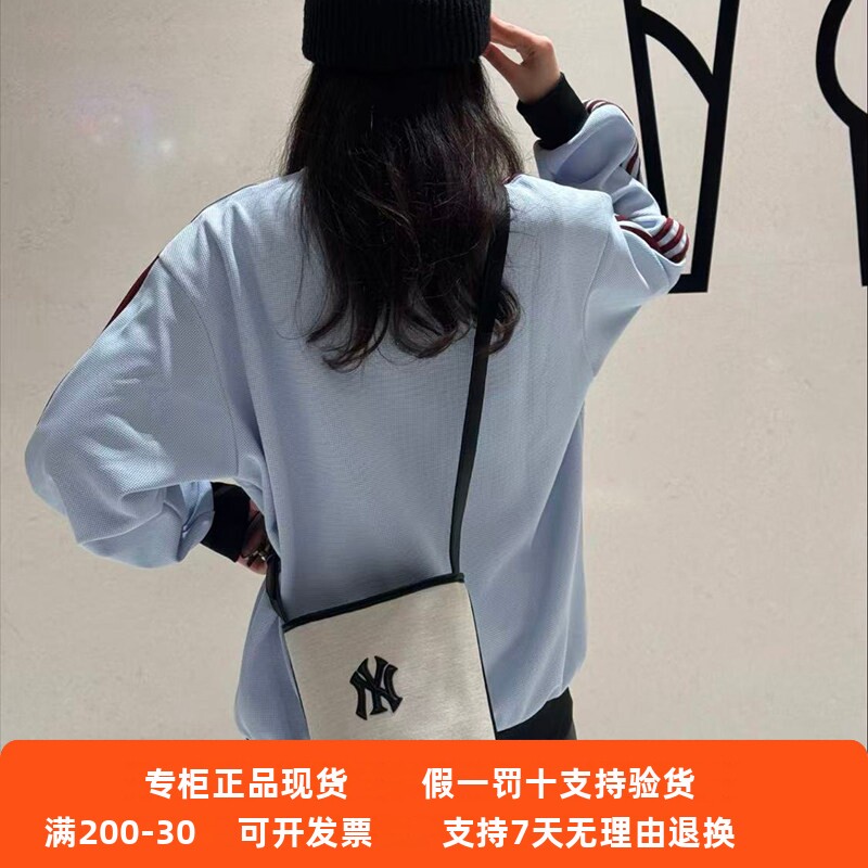 国内现货MLB男女26年新款时尚休闲百搭运动水桶单肩包3ABMB016N