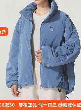 MLB羽绒服女款25冬季新款NY亮面时尚保暖短款运动外套3FDJB0856