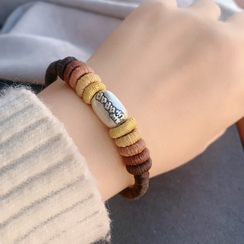 999足银钱多多八方来财手链