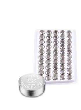 AG13纽扣电池LR44 验钞灯手指灯电筒专用小型电芯圆柱形钮扣小电