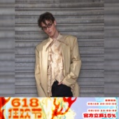 内衬西装 KADAKADA原创设计小众知识分子荷叶边浪漫宫廷风长袖 衬衫