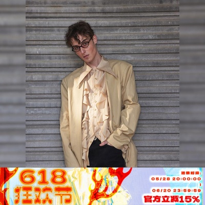 原创小众知识分子浪漫宫廷风西装