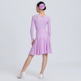女童拉丁舞比赛规定赛服2025新款少儿舞蹈裙子儿童国际标准服装