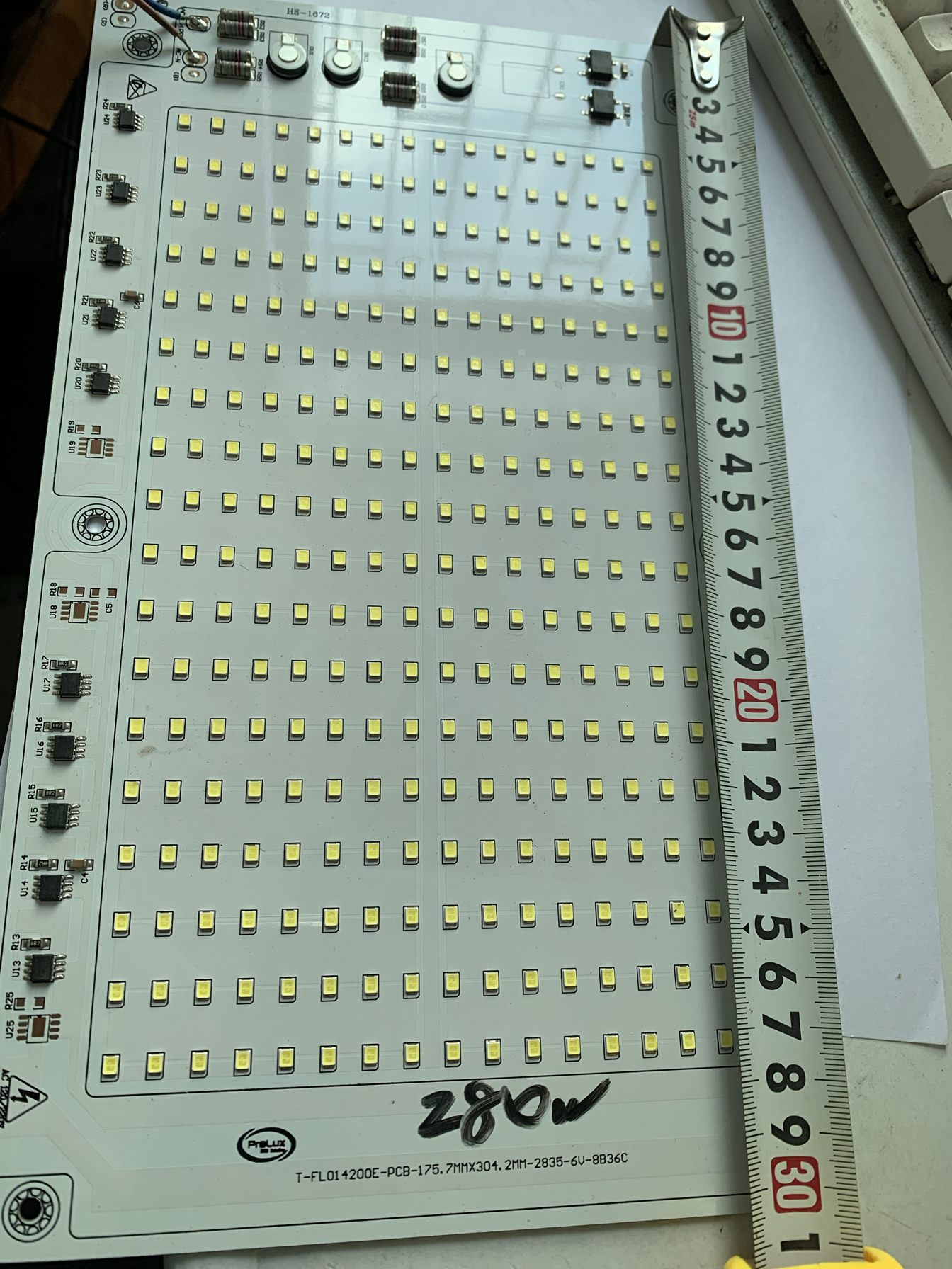 280w左右 220v 免驱动 工矿投光灯全新灯板 铝基板