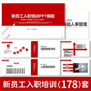 【入职培训】新员工ppt模板简约高级企业宣传公司介绍职工管理课