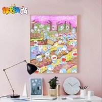 Цифровой мультяшный акрил, DIY, ручная роспись, Дораэмон