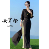 显瘦设计感长裙 新款 新中式 女国风高端精致清冷古风连衣裙2026夏装