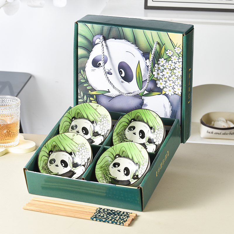 双11年会赠品生日回礼东方礼品地推开业促销新婚碗筷创意礼盒套装