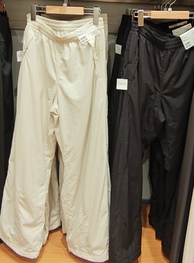 优衣库正品国内代购女装保暖休闲长裤2025冬装加绒抽绳裤479402