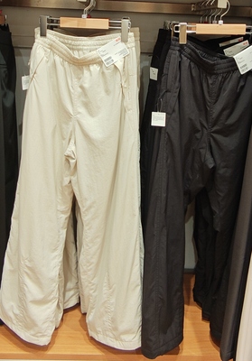 优衣库正品国内代购女装保暖休闲长裤2025冬装加绒抽绳裤479402