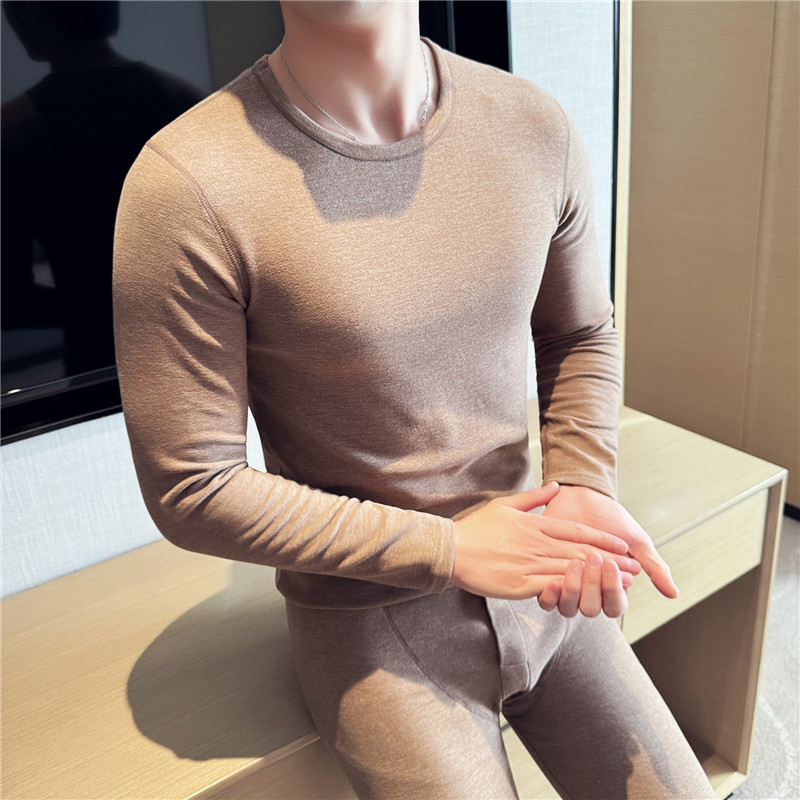 含羊绒/~精包装~男士保暖内衣套装秋衣秋裤弹力修身TZ01-P45，男装棉衣，电商A213
