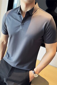 科技狠活~磁吸扣高级感垂感华夫格无痕polo衫薄款短袖PL2320-P63图片
