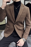肌理纹高级感男暗条纹毛呢休闲西服外套妮子西服加厚DX6952-P155，男装西服，电商A213