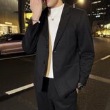 特价~男士毛呢休闲修身西服外套妮子西服加厚单西灰色DX8803-P100，男装西服，电商A213