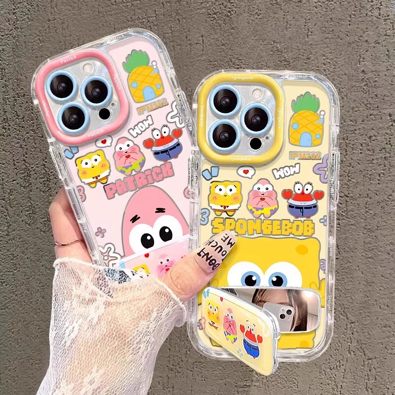 情侣海绵宝宝家族适用苹