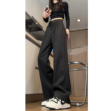cleanfit垂感西裤男女同款春秋潮牌直筒宽松潮流冬季加绒西装裤子，男装西裤，电商B329