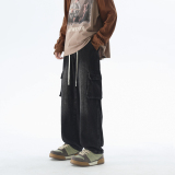 港风秋季得物无影墙百搭直筒裤水系男女牛仔裤GY2368P52控78，男装牛仔裤，电商B329