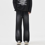 2026重磅无影墙直筒水洗卫裤学生中性休闲运动裤J959P55控78，男装休闲裤，电商B329