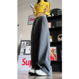 2025港风秋季美式中性工装裤男女同款宽松休闲裤子NP6219P42控68，男装工装外套，电商B329