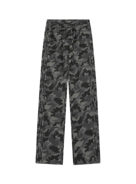 2025秋季美式平铺迷彩直筒水洗阔腿裤男女牛仔裤GY73507P52控78