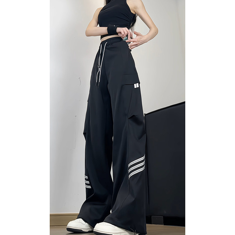 2026美式机能阔腿休闲裤女工装裤拖地长裤子WJ20551P55控78，男装工装外套，电商B329