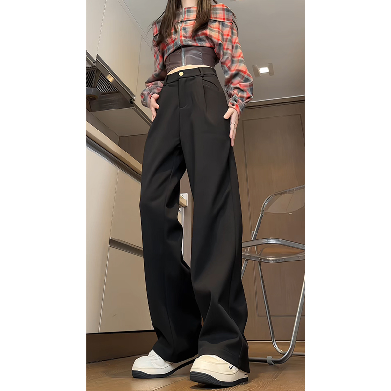 2025泥料冬季西裤垂坠感高级感休闲裤B329-WH6801P60控88W，男装西裤，电商B329