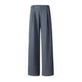 得物立体3D西裤百搭女裤直筒休闲拖地阔腿西装裤WH6602P55控78，男装西服套装，电商B329