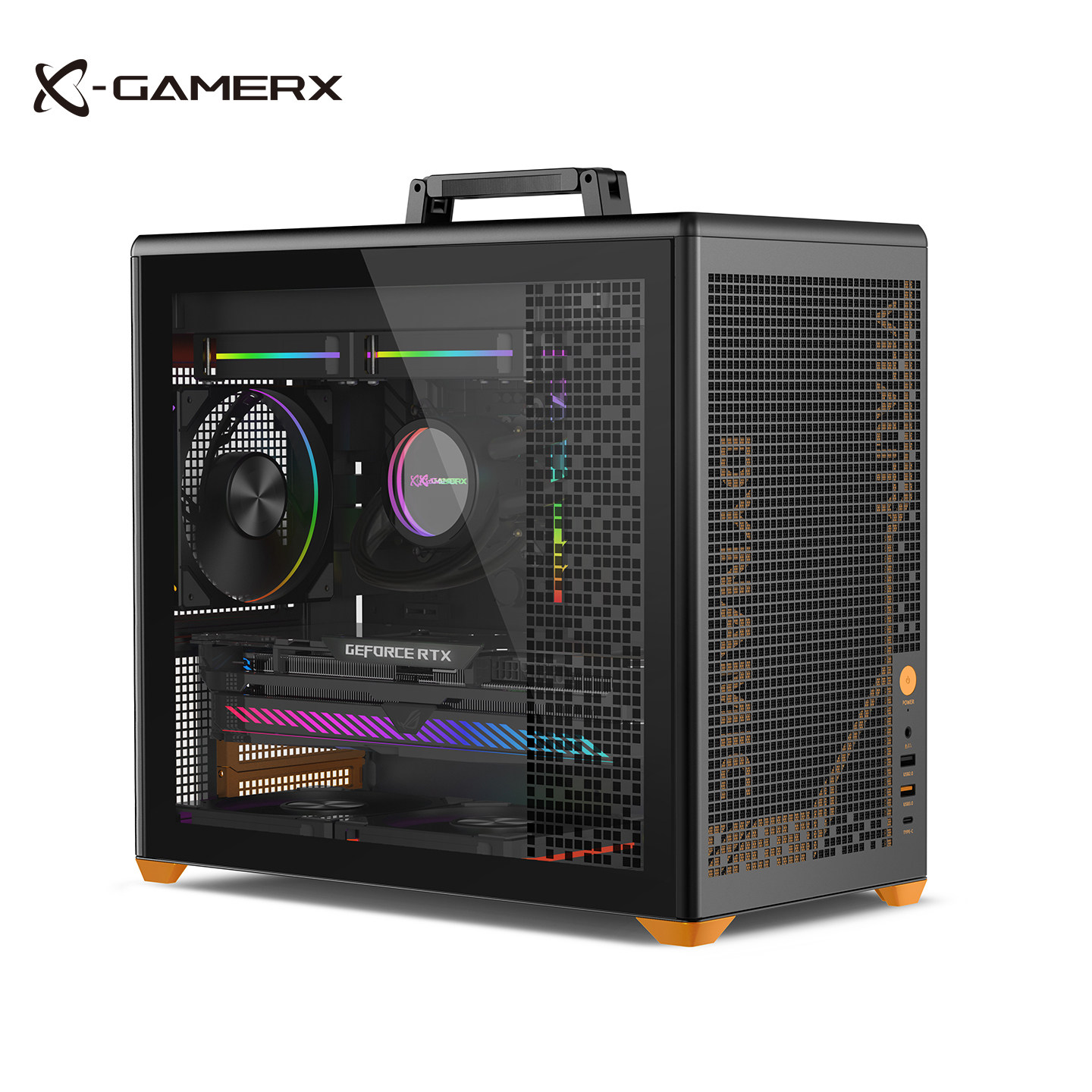 未知玩家P80隐藏式手提MATX机箱图片