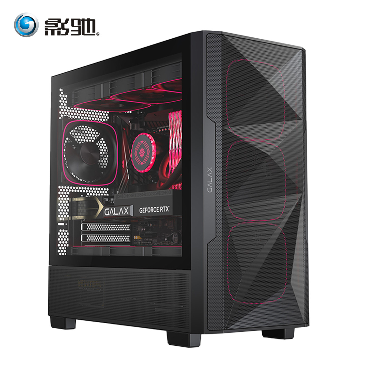 影驰风刃A5立式MATX机箱