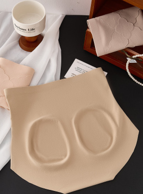 新款秋冬磨毛保暖内裤高腰收腹提臀收腰塑型女士三角内裤0939