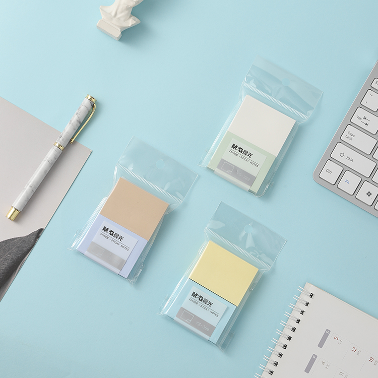 包邮晨光文具3X2组合二分条自粘便条纸100页彩色优事贴YS-389小号