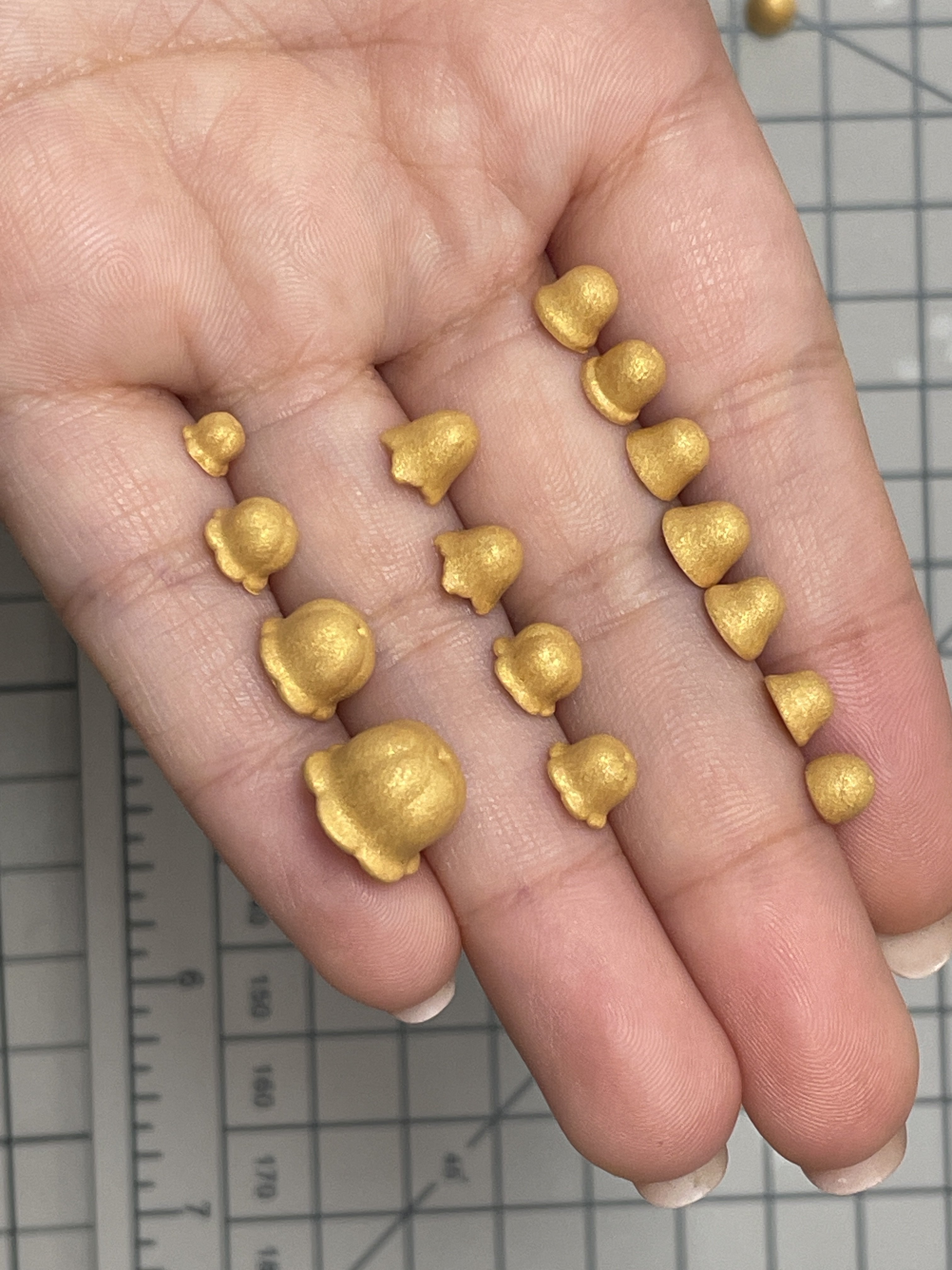 【米米酱】圣诞/古风/铃兰花/圆铃铛 超轻粘土/软陶硅胶模具