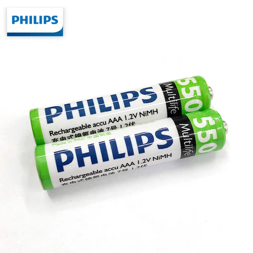 原厂飞利浦无绳电话机AAA7号充电电池无线子母分机1.2V550毫安2节