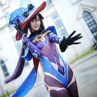 原神星天水镜莫娜cos服游戏套装少女cospaly动漫舞台表演服