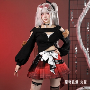 星穹铁道cos火花皮肤全套女装