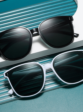 2024新款两点时尚墨镜潮大脸显瘦