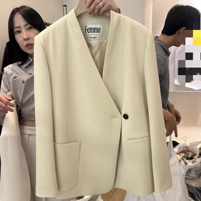 春秋韩版气质百搭西服女上衣